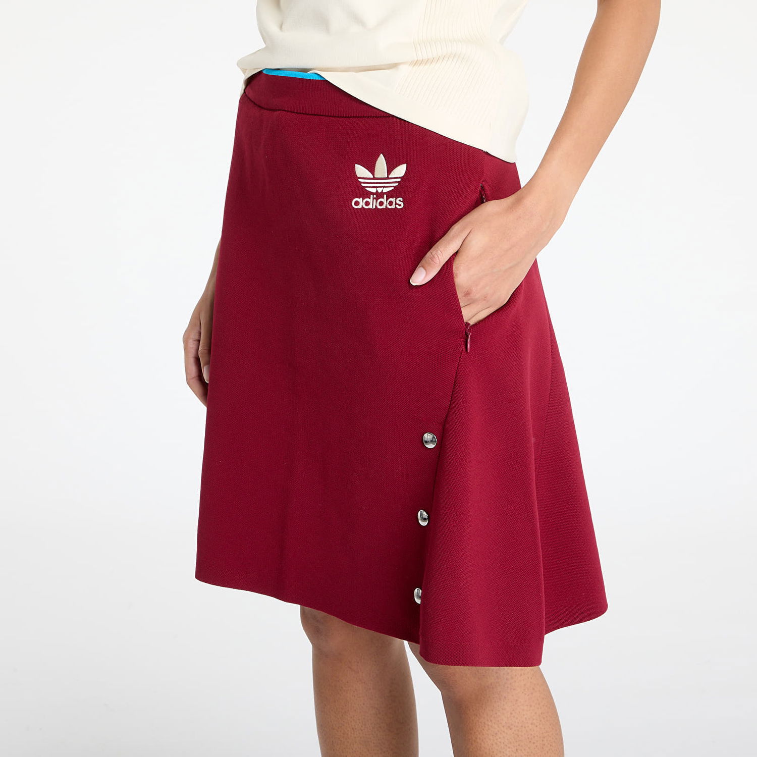 Krila adidas Originals Wales Bonner x Knit Skirt Rdeča | JL9588, 1