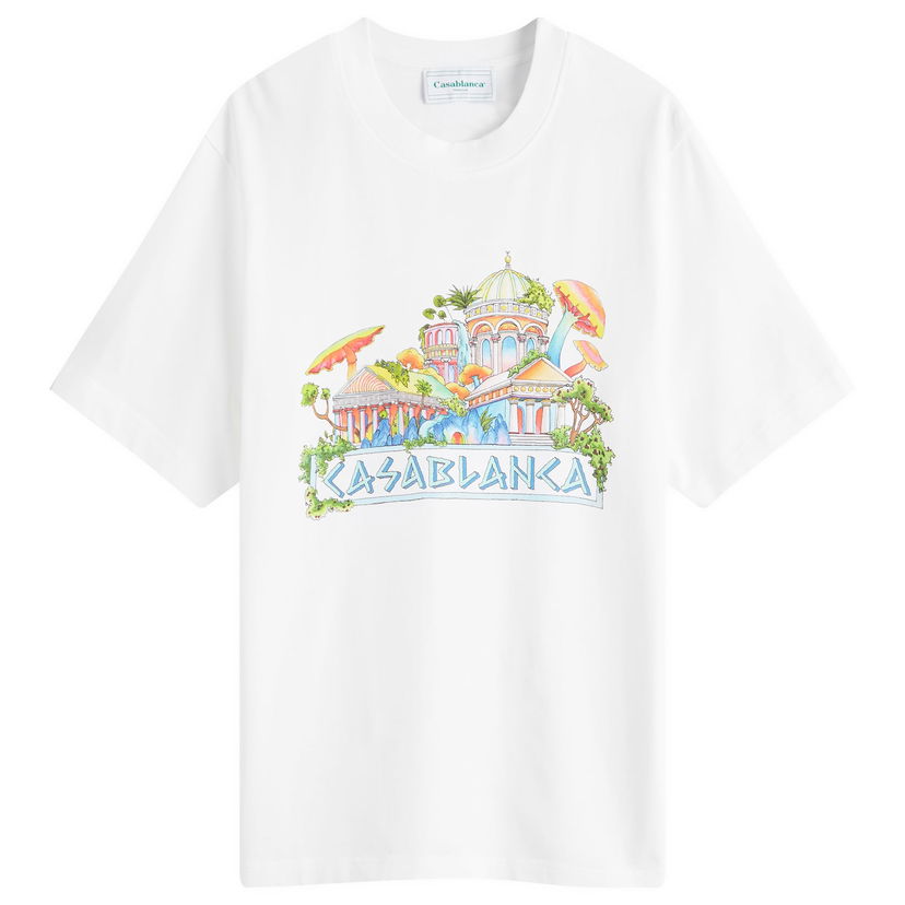 Majica Casablanca The Road To Knowledge Graphic T-Shirt Bela | MF24-JTS-001-02