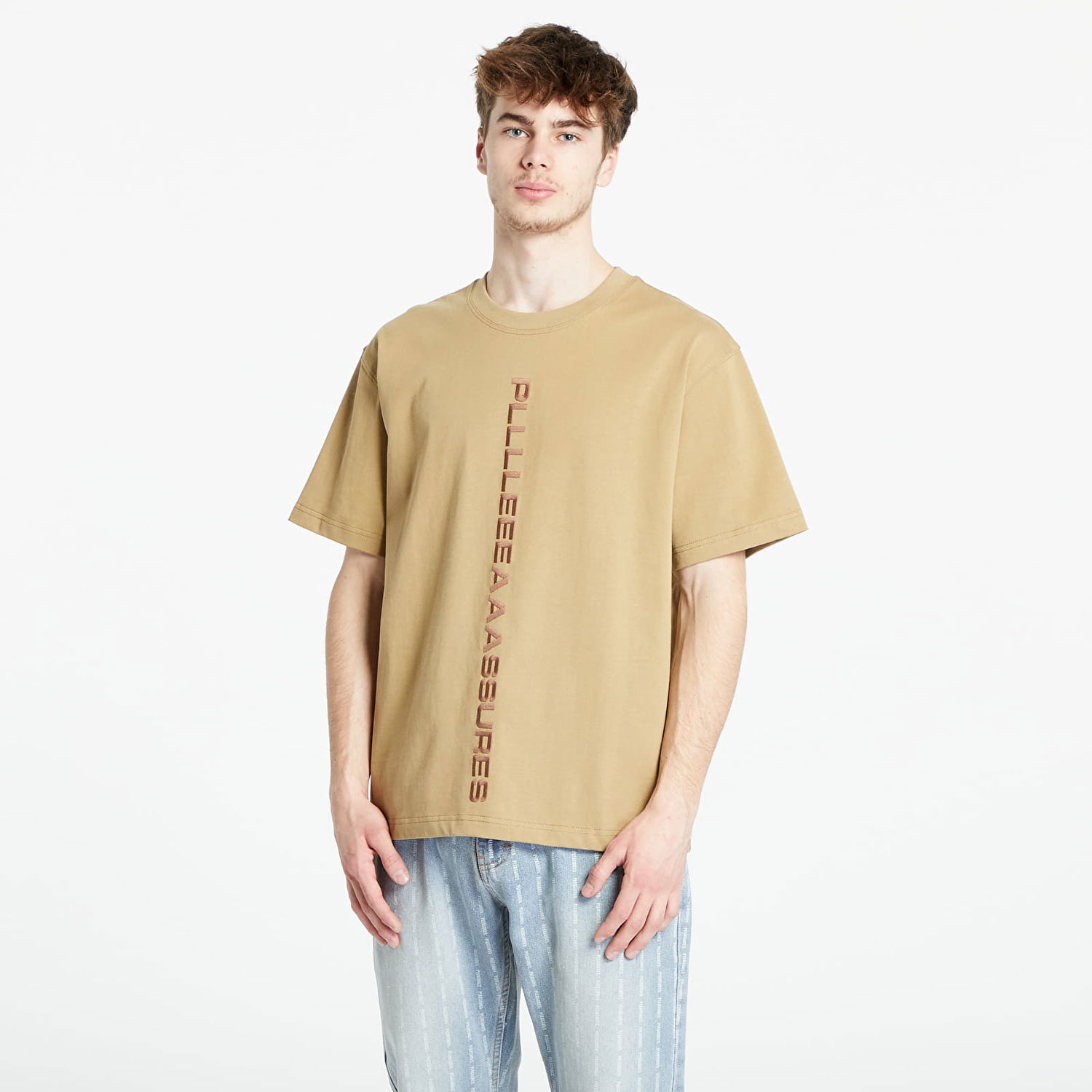 Majica Pleasures Drag Heavyweight T-Shirt Bež | P23W034 BEIGE, 0