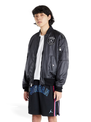 Bomber jakna Jordan Paris Saint-Germain MA-1 Jacket Črna | DB6492-010