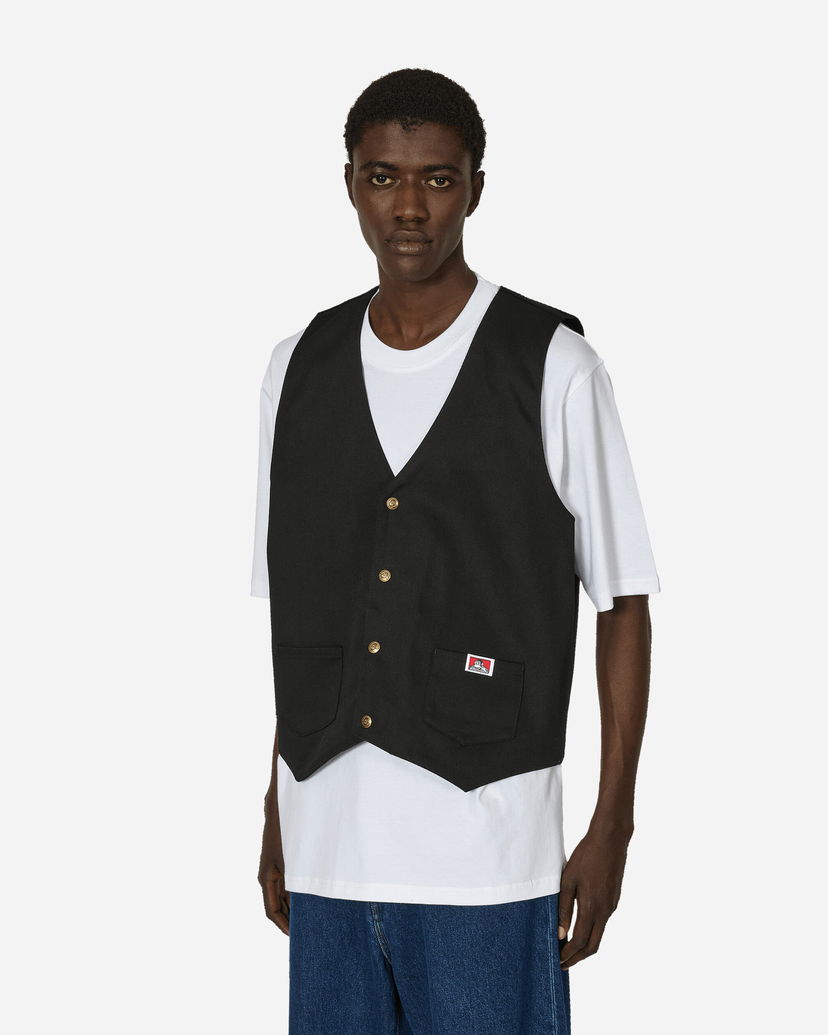 Telovnik Ben Davis Workwear Pocket Vest Črna | BEN94 001
