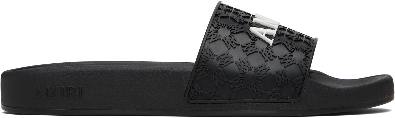 Superge in čevlji AMIRI MA Quad Slides Črna | AMFOSL1005, 0