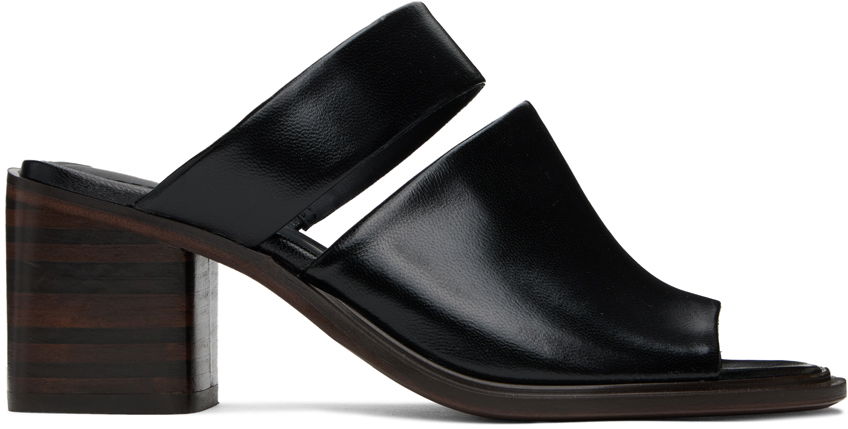 Superge in čevlji LEMAIRE Double Strap Mules Črna | FO0106 LL0077, 0