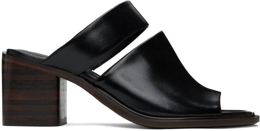 Superge in čevlji LEMAIRE Double Strap Mules Črna | FO0106 LL0077