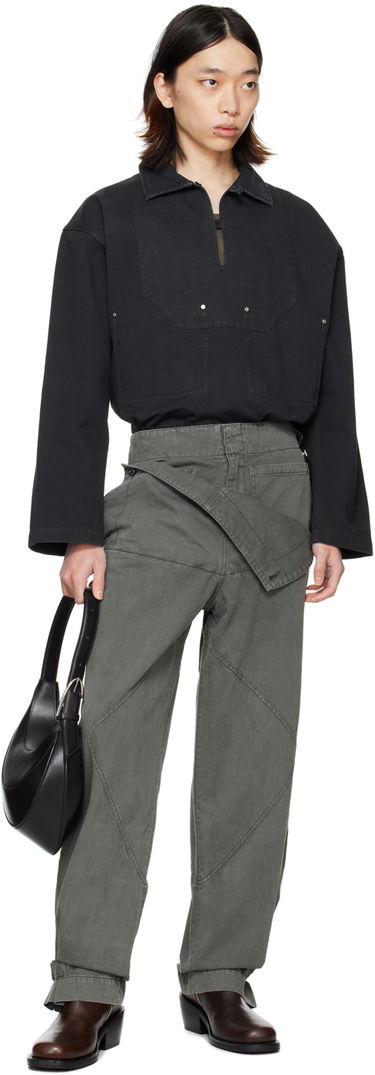 Hlače Dion Lee Shell Trousers Siva | C2175PS24, 4