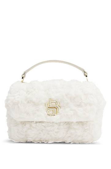 Torba za čez ramo BOSS Teddy Shoulder Bag with Top Handle Bela | 50552195, 0
