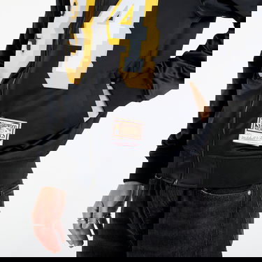 Bomber jakna Mitchell & Ness NBA Maxxed Out Lakers Shaquille O'Neal 34 Satin Jacket Črna | JK11279-LALBLCK, 1