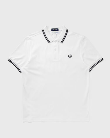 Polo majica Comme des Garçons Fred Perry Knit T-Shirt Bela | FO-T502-S25-3, 1