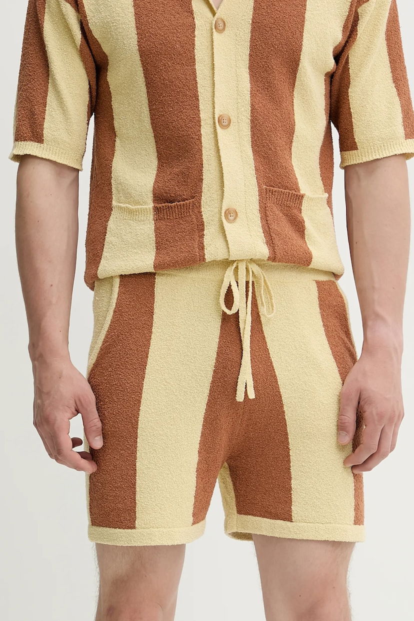 Kratke hlače Nanushka Nanushka Brent Striped Lounge Shorts Večbarvna | NM25SSST10811
