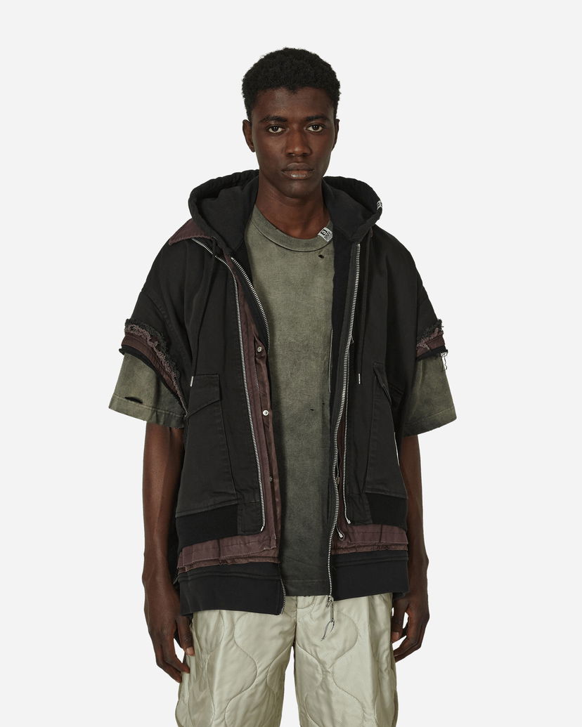 Telovnik Maison MIHARA YASUHIRO Triple Layered Vest Black Črna | A12VT051 BLACK