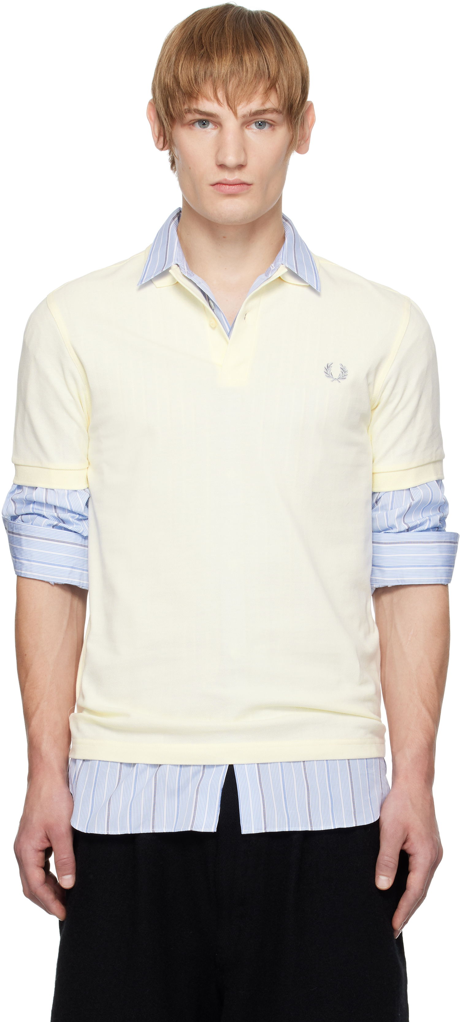 Polo majica Comme des Garçons Shirt 'Freedom Is Energy' Polo Rumena | FN-T501B-W24, 0