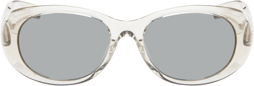 Sončna očala Saint Laurent Oval Sunglasses Siva | SL 736-004