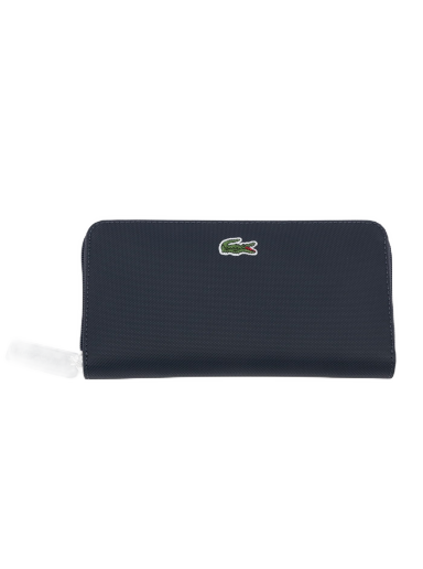 Denarnica Lacoste Concept Petit Piqué 12 Card Zip Wallet Mornarica | NF2900PO