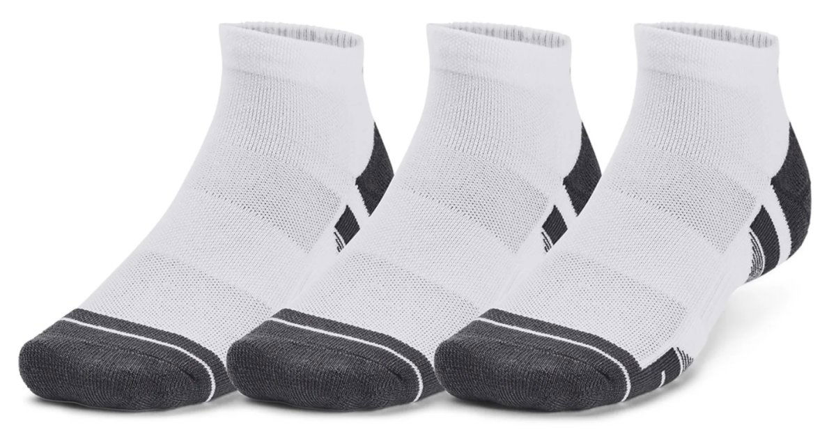 Nogavice Under Armour Perfromance Tech Socks - 3 pack Bela | 1379504-100, 1