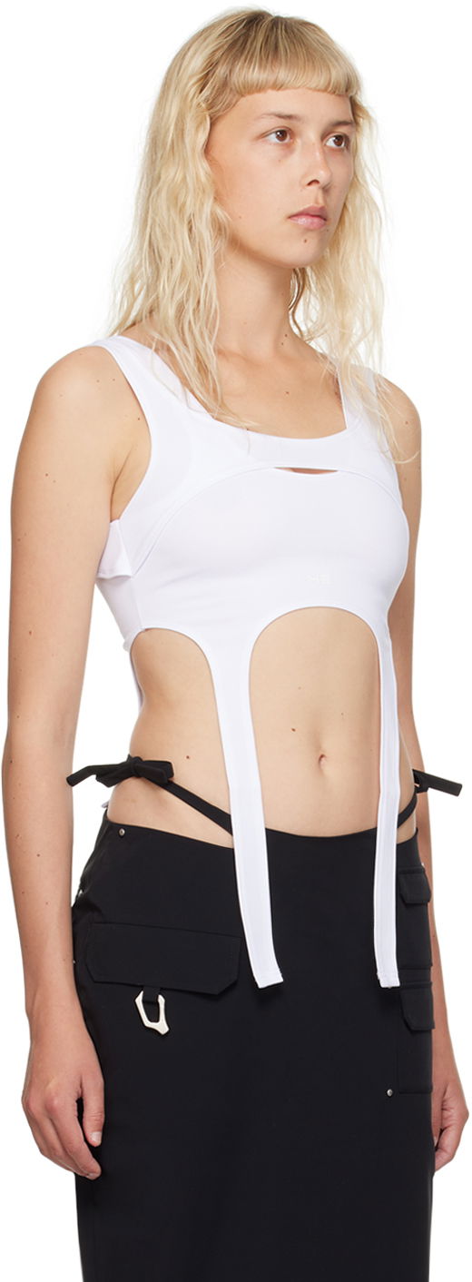Majica brez rokavov HELIOT EMIL Harness Tank Top Bela | HE_W_13_005_P03_WHT02, 1