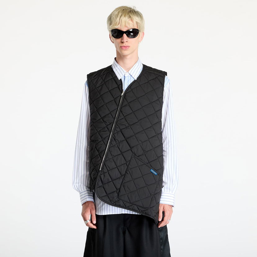 Pleteni pulover Comme des Garçons SHIRT x Lavenham Wowen Vest Black Črna | FN-V521 Black