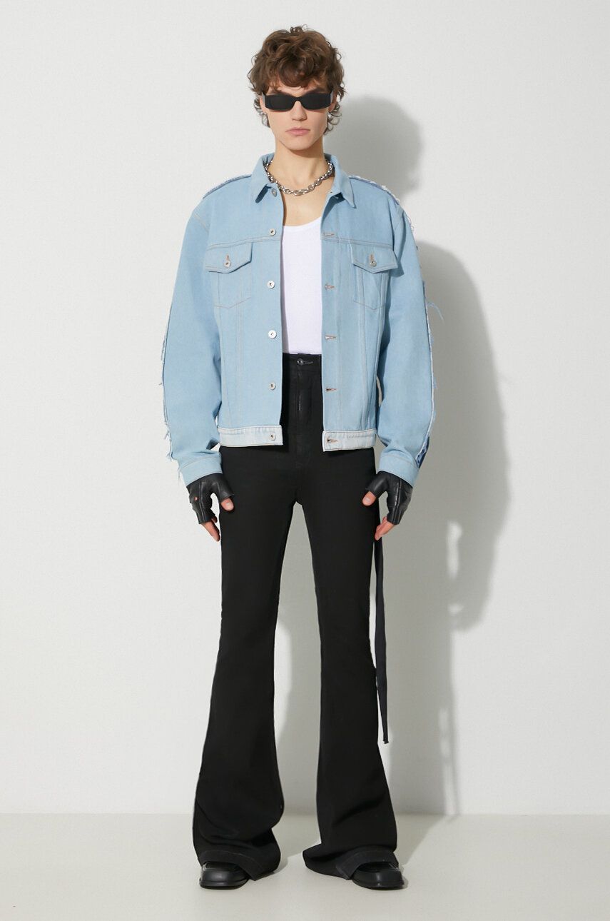 Bomber jakna HERON PRESTON Denim Jacket Modra | HMYE013F23DEN0014500, 1