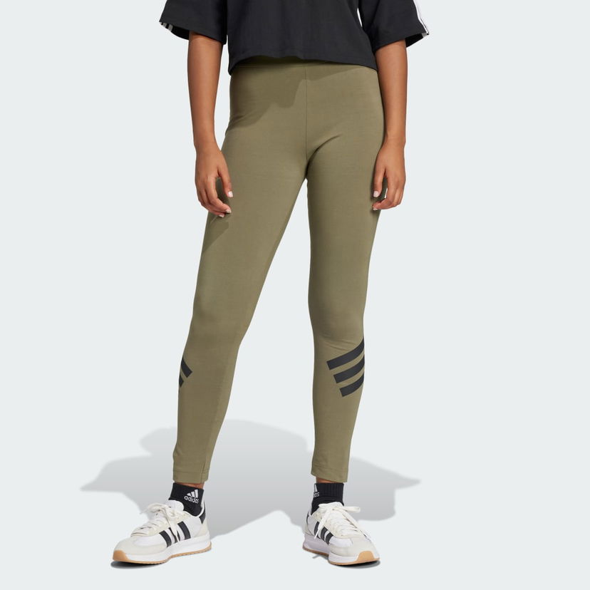 Pajkice adidas Performance 3-Stripes Training Leggings Zelena | JE0221
