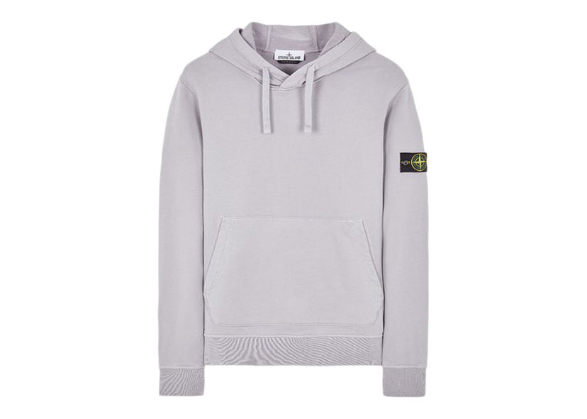 Pulover Stone Island Hooded Sweatshirt Dust Siva | 801564151 - V0064