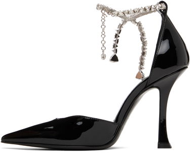Superge in čevlji Jimmy Choo Jimmy Choo Stevie 100 Crystal Anklet Pumps Črna | STEVIE 100, 2