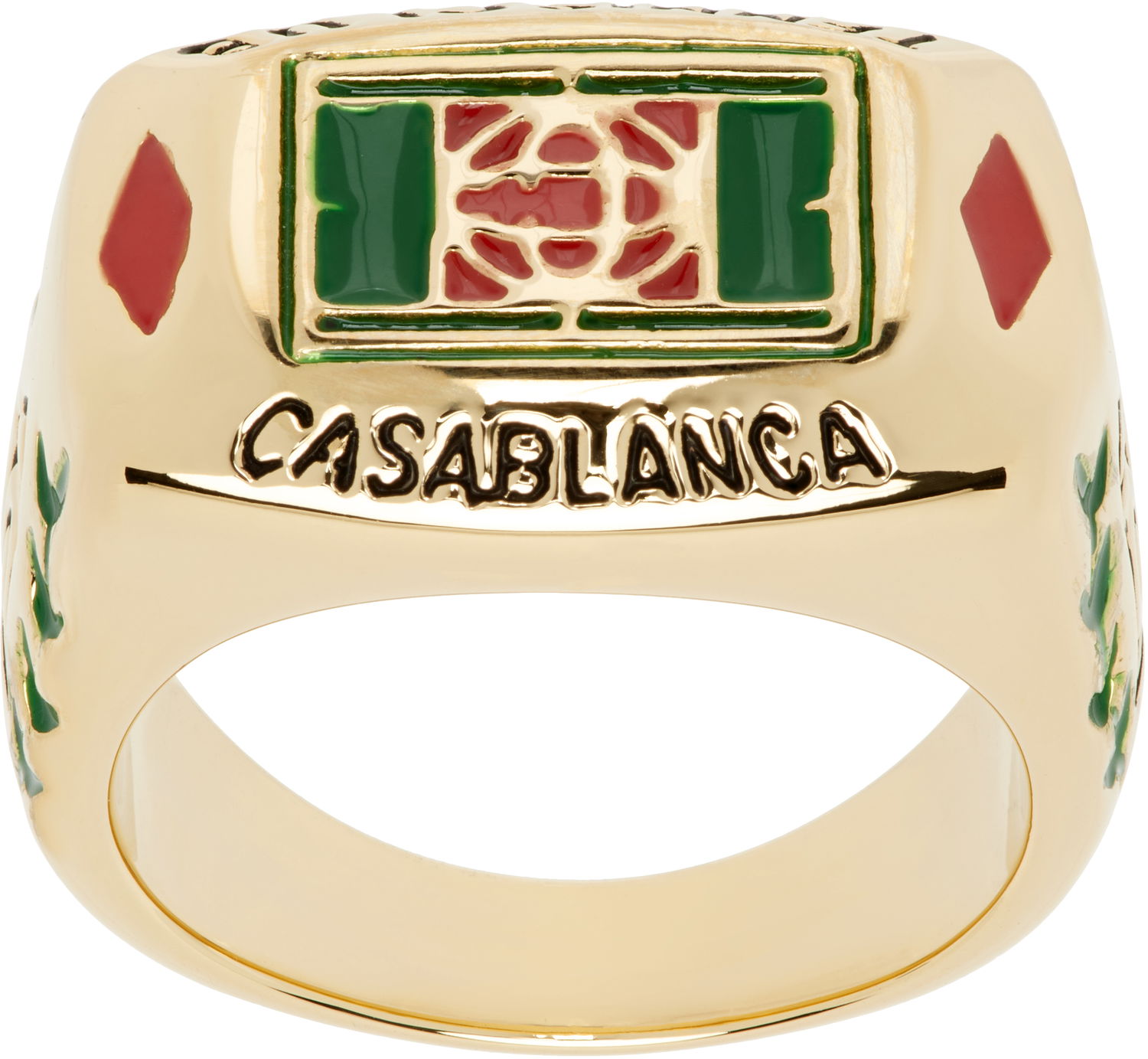 Prstan Casablanca Tennis Club Gold Ring Kovinski | APS25-JW-087-01, 0