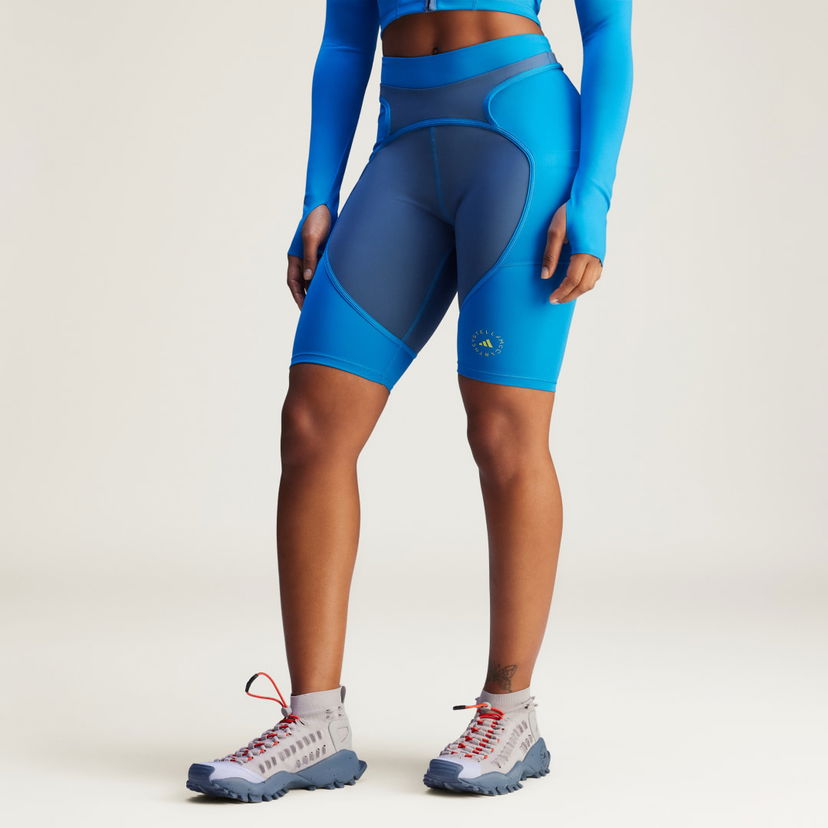 Kratke hlače adidas Performance Stella McCartney Two-Tone Bike Shorts Modra | JH3337