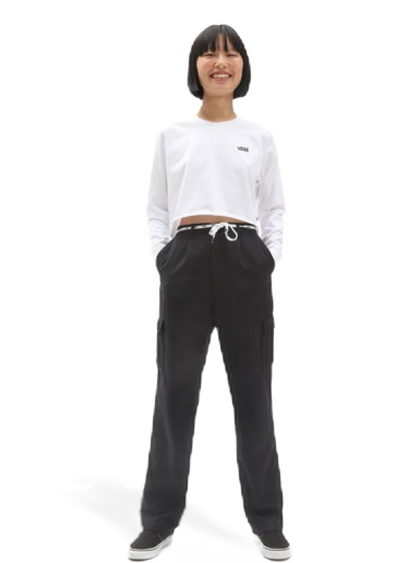 Krop-top Vans Cropped T-Shirt Bela | VN0A4OUQWHT