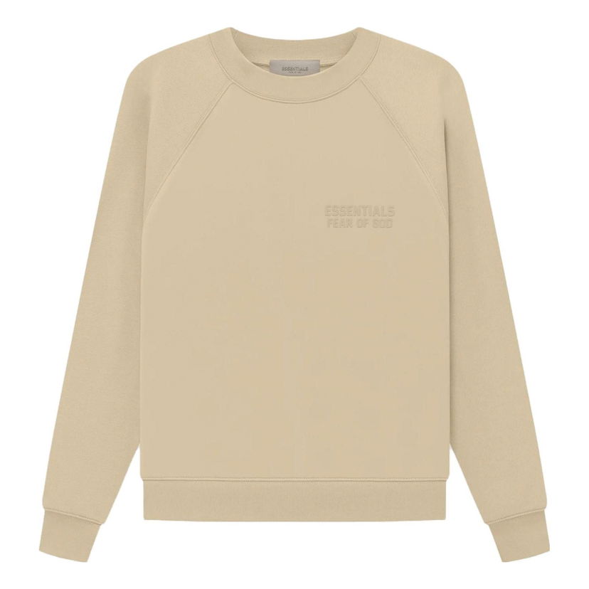 Pleteni pulover Fear of God Essentials Fear of God Crewneck Sweatshirt Bež | 192BT222044F