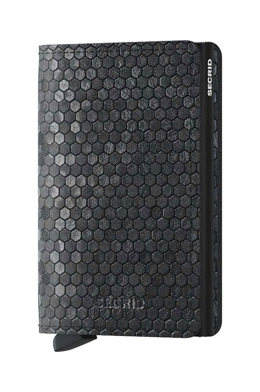 Denarnica Secrid Slimwallet Hexagon Wallet Črna | SHe.Black