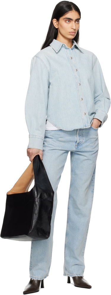 Srajce AGOLDE AGOLDE Laurel Denim Button-Up Shirt Modra | A7358-3018, 3