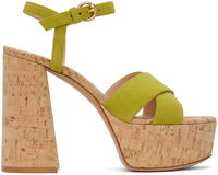 Bebe Cork Platform Sandals
