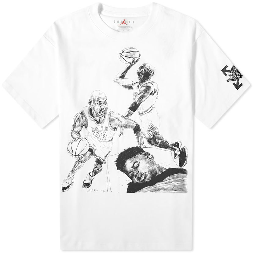 Majica Jordan Jordan x Off-White T-Shirt Bela | DB4300-100