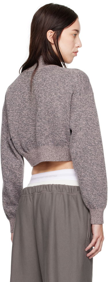 Pleteni pulover Alexander Wang Alexander Wang.t Cropped Turtleneck Sweater Roza | 4KC4241008, 2