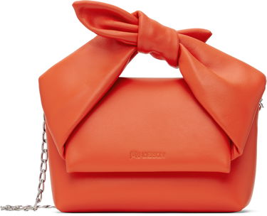 Torba za čez ramo JW Anderson JW Anderson Small Bow Twister Top Handle Bag Oranžna | HB0699-LA0355, 0