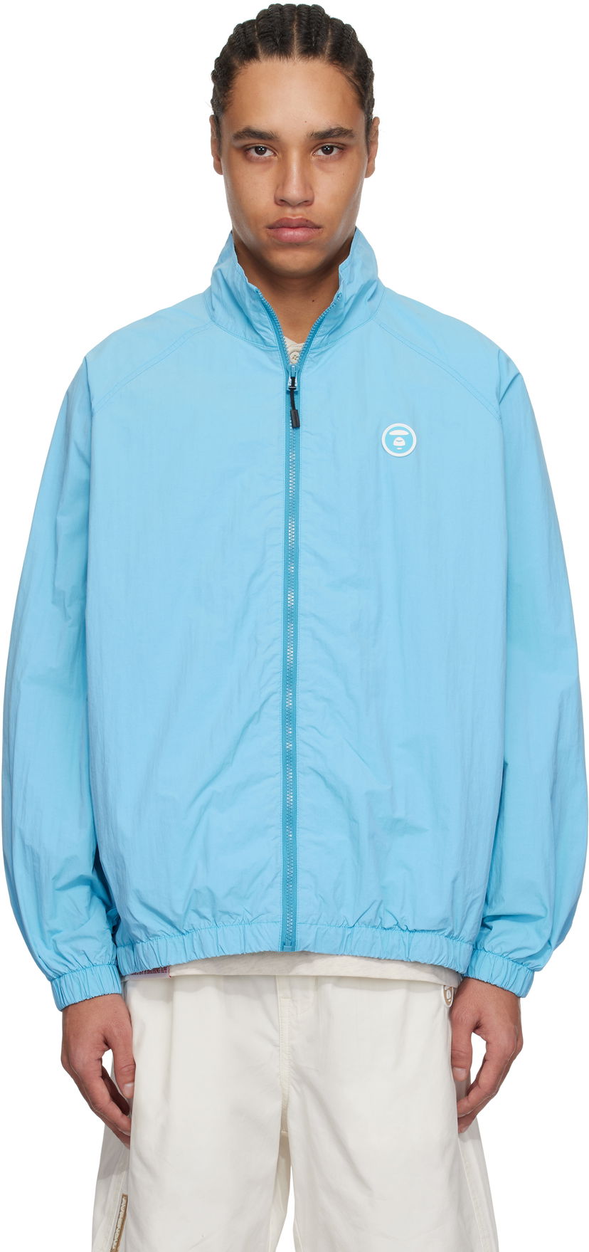 Vetrovka AAPE by A Bathing Ape AAPE by A Bathing Ape 'AAPE Now' Lightweight Jacket Modra | AAPLJM7703XXNBLL
