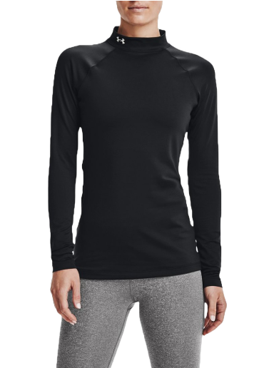 Majica Under Armour ColdGear® Authentics Mock Neck Tee Črna | 1368702-001