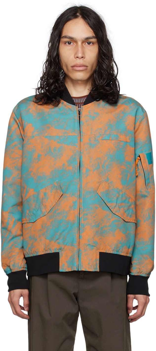 Bomber jakna Paul Smith PS Paul Smith Graphic Bomber Jacket Večbarvna | M2R-320Y-L21845