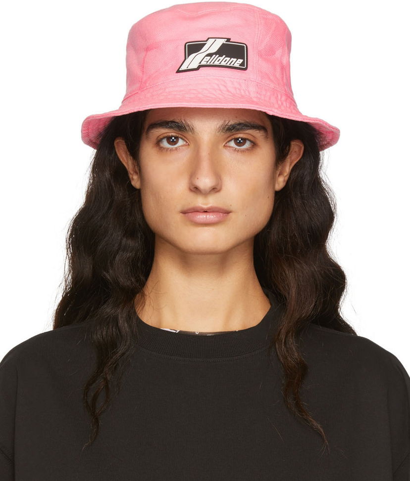 Klobuk We11done Denim Bucket Hat Roza | WD-AH1-22-415-U-PK