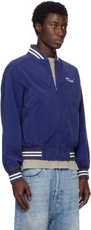 Bomber jakna Noah Noah Cotton Varsity Jacket Modra | OW086SS25ROY, 1
