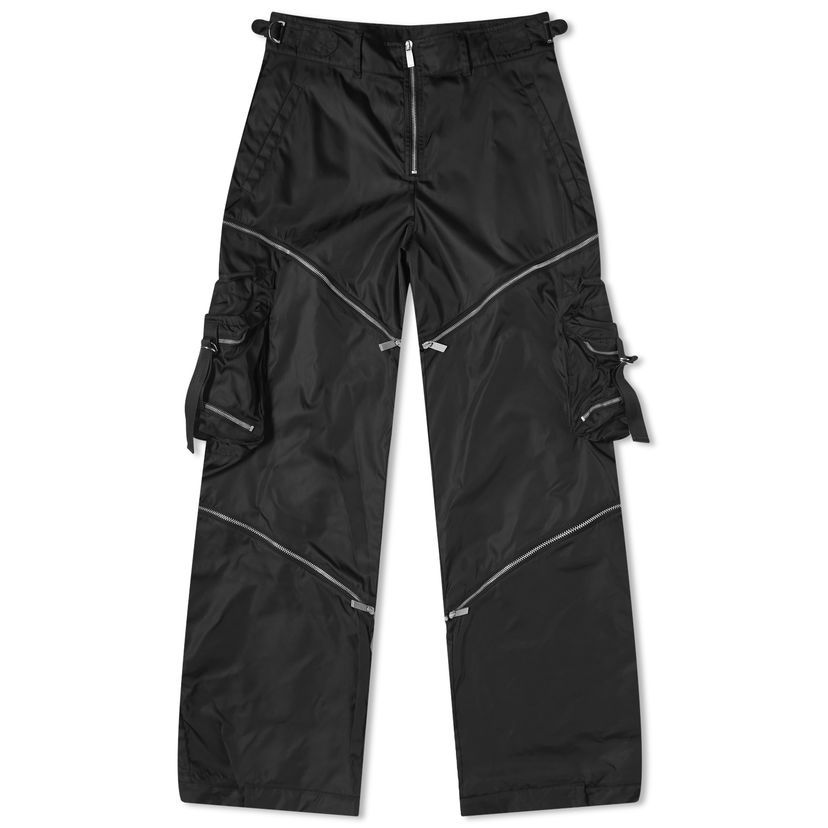 Cargo hlače Off-White Nylon Cargo Pant Črna | OMCF039F23FAB0021000