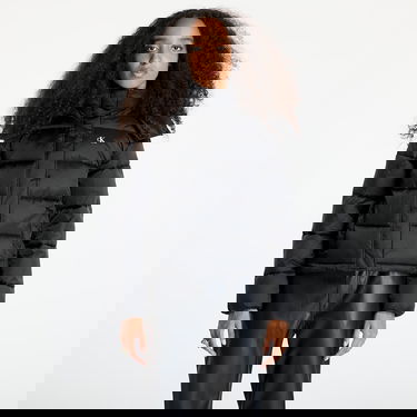 Puhovka CALVIN KLEIN Shiny Monologo Jacket Črna | J20J224616 BEH, 1