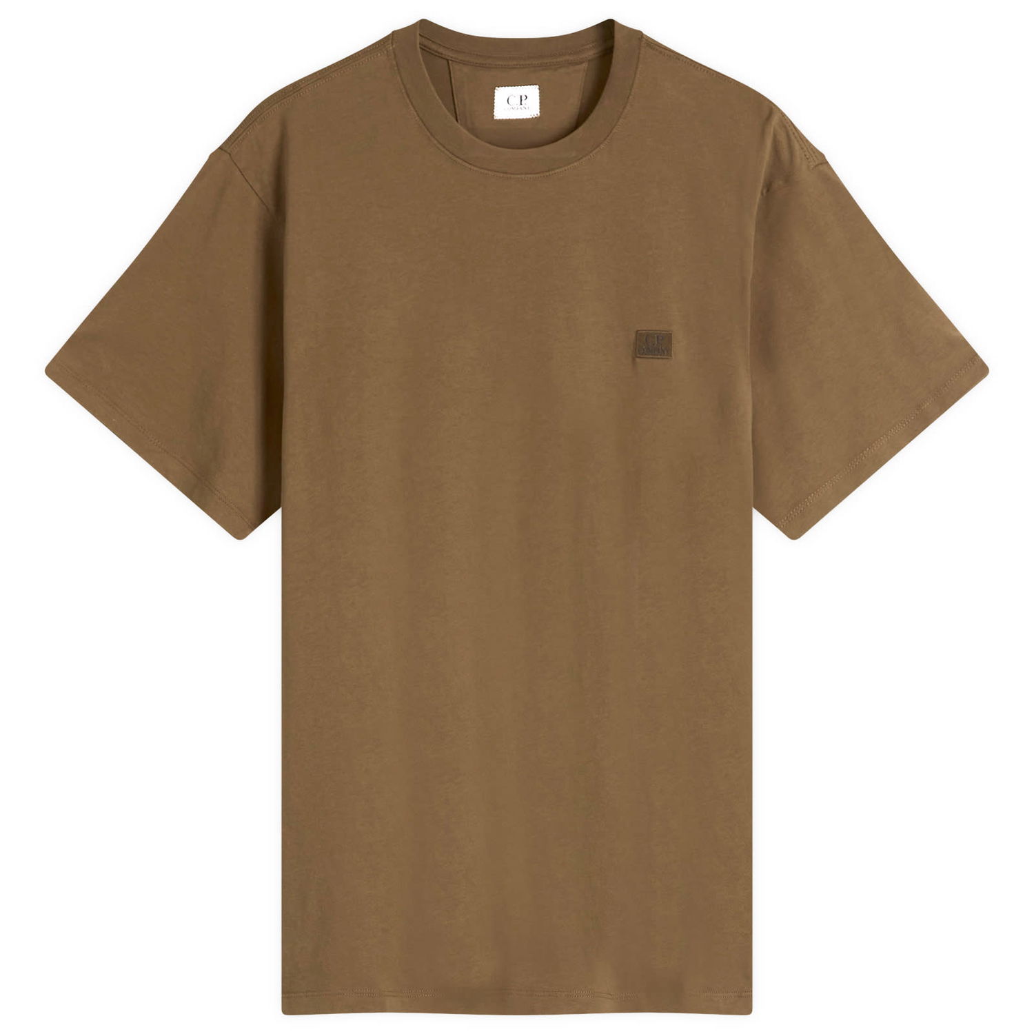 Majica C.P. Company C.P. Company 30/1 Logo Patch T-Shirt Rjava | 18CMTS031A-005100W-683, 0