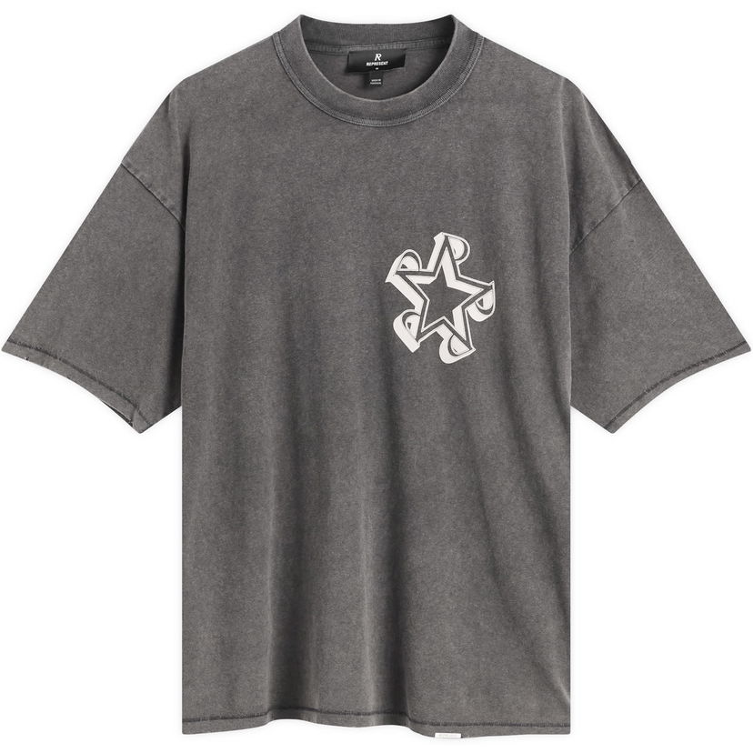 Majica Represent Clo Initial Star T-Shirt, Size X-Small Siva | MLM100172-47