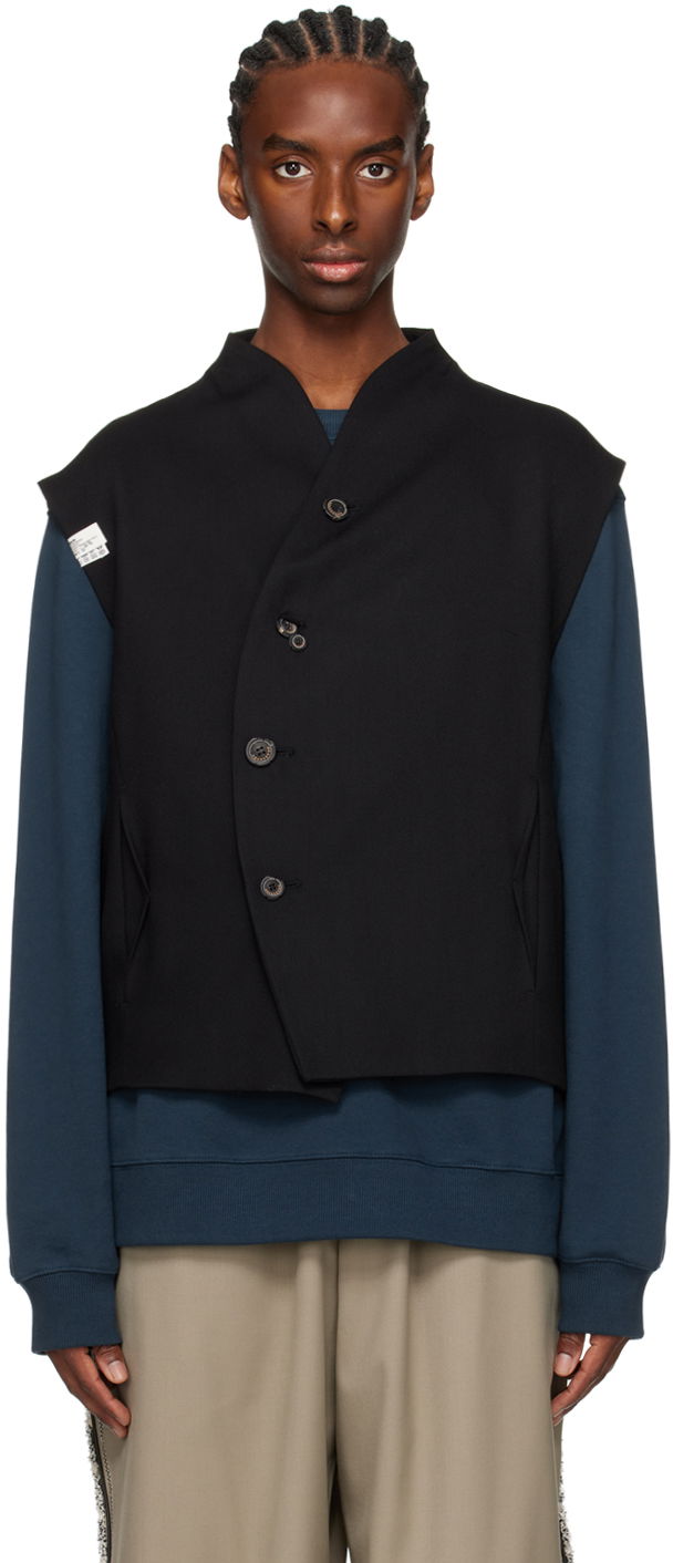 Telovnik ADER ERROR Funnel Neck Vest Črna | BN01SSVE0101BK, 0