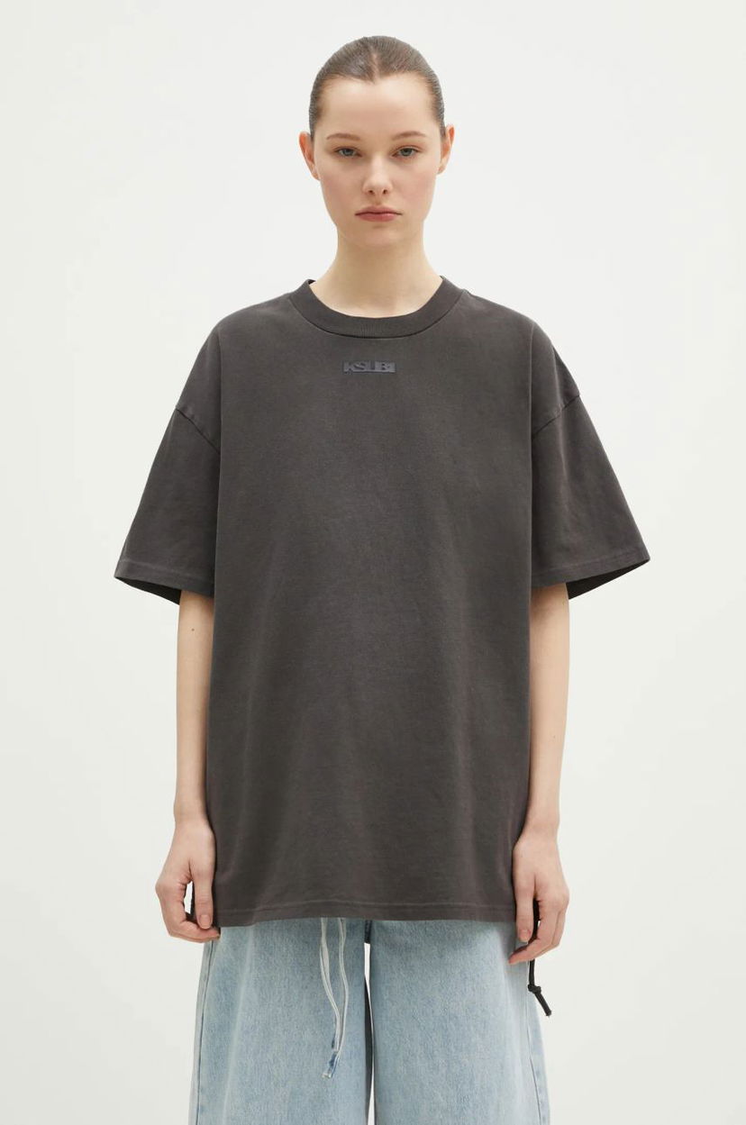 Majica Ksubi KSUBI Sott Boyfriend T-Shirt Siva | WPS25TE010