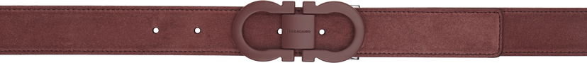 Pasovi FERRAGAMO Ferragamo Adjustable Belt Bordo | 783694