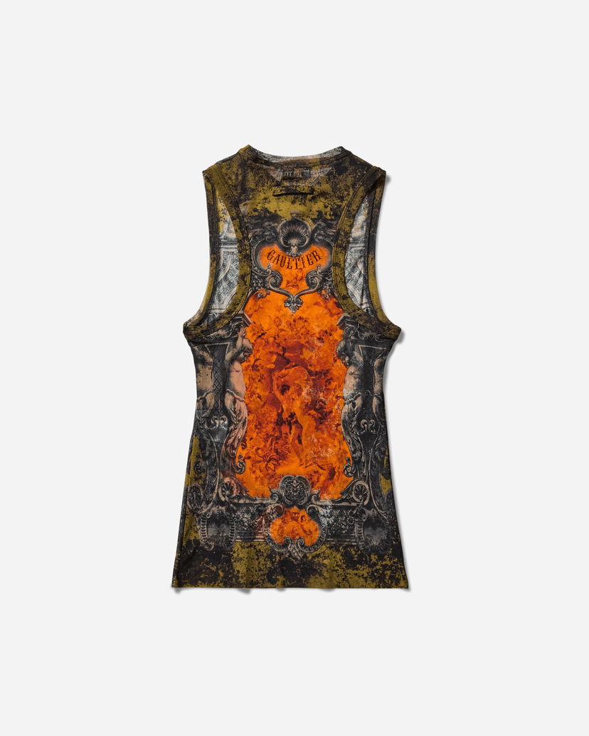 Majica brez rokavov Jean Paul Gaultier Medaillon Tank Top Večbarvna | 2503WTO304M006 P004115