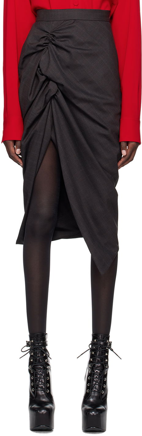 Krila Vivienne Westwood Midi Skirt Rjava | 1K01001A-W00YX-