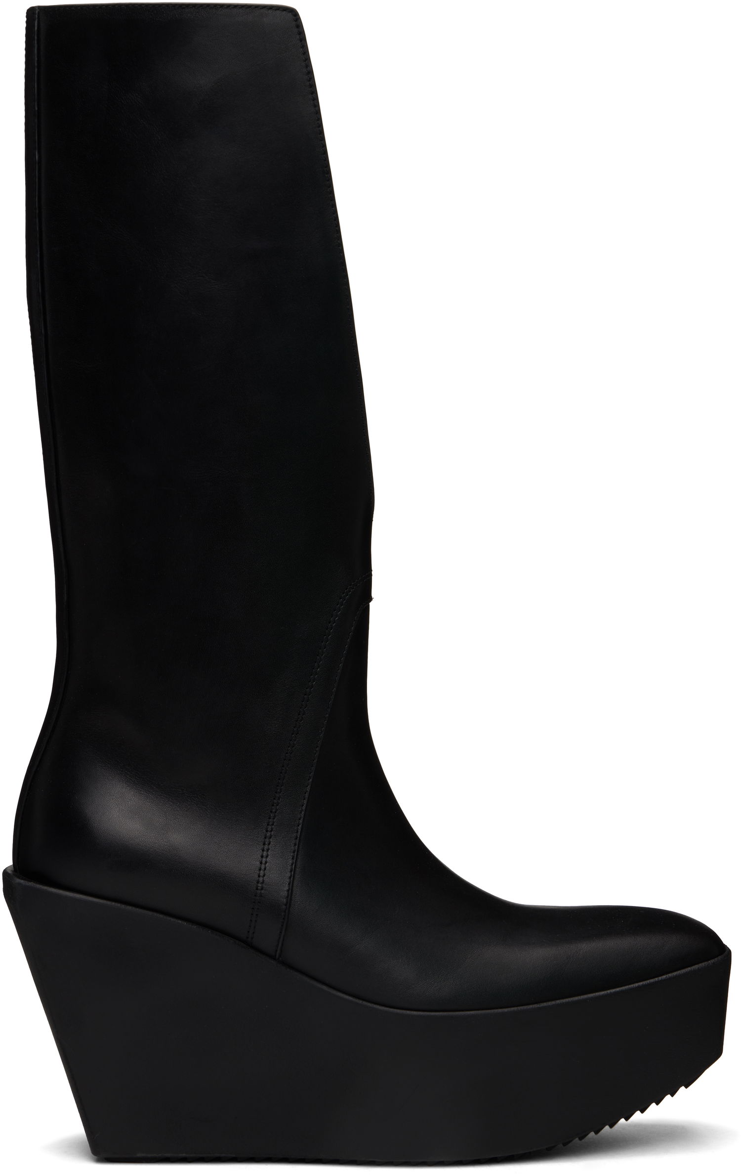 Oblačila Rick Owens Rick Owens Hollywood Sliver Platform Winged Kowboys Tall Boots Črna | RU01E5854 LOO, 0