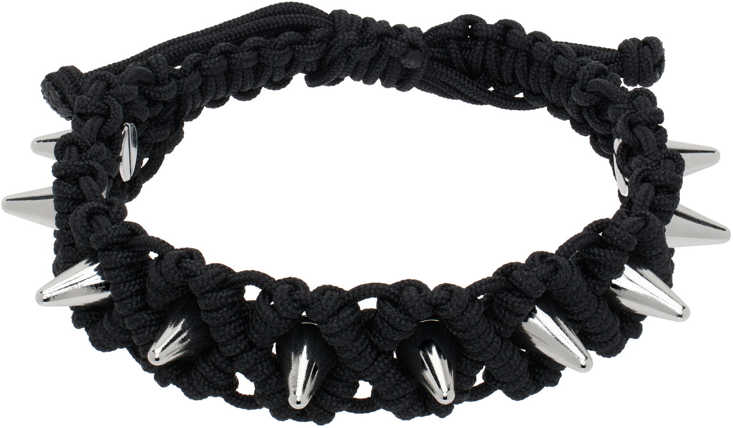 Zapestnica We11done We11done Handmade Studded Bracelet Črna | WD-AJ0-25-599-U-BK, 0